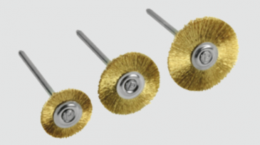 MINIATURBÜRSTEN, Messingdraht - Stahldraht (0,08 MM)(0,12mm)17-19-21-23-25 mm Inh .6St. oder 12 St.